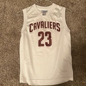 white Cleveland Cavaliers Lebron James Jersey